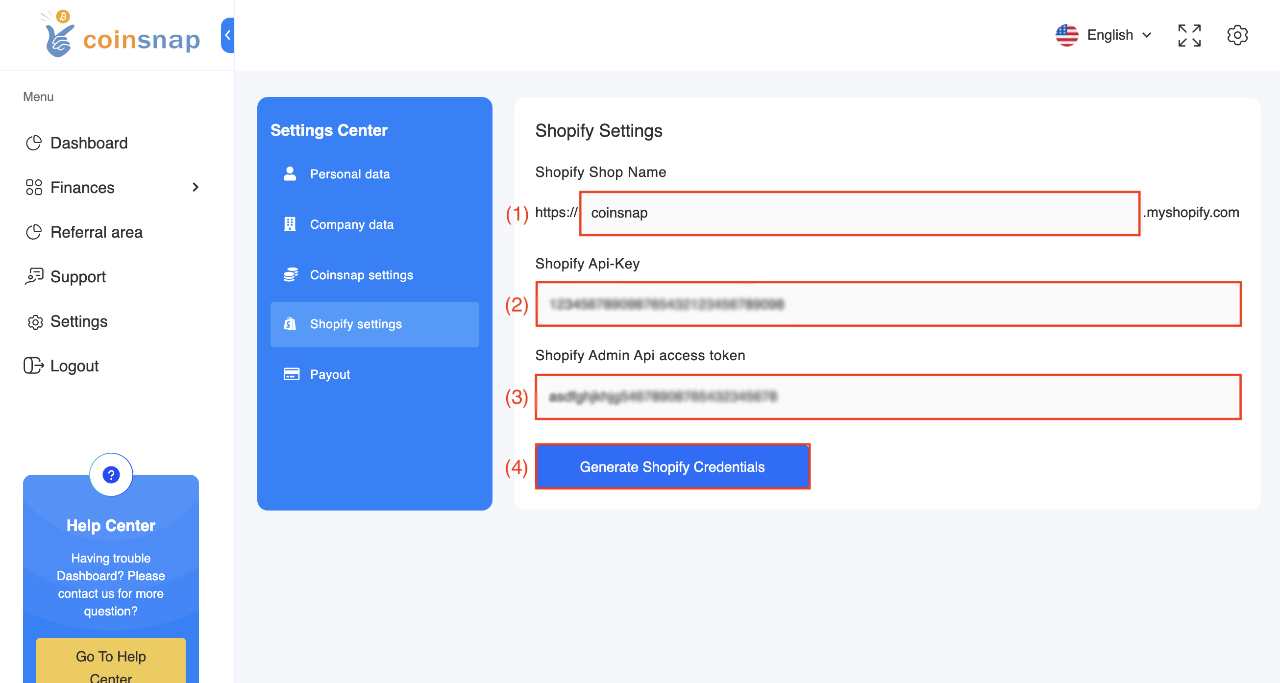 shopify-credentials