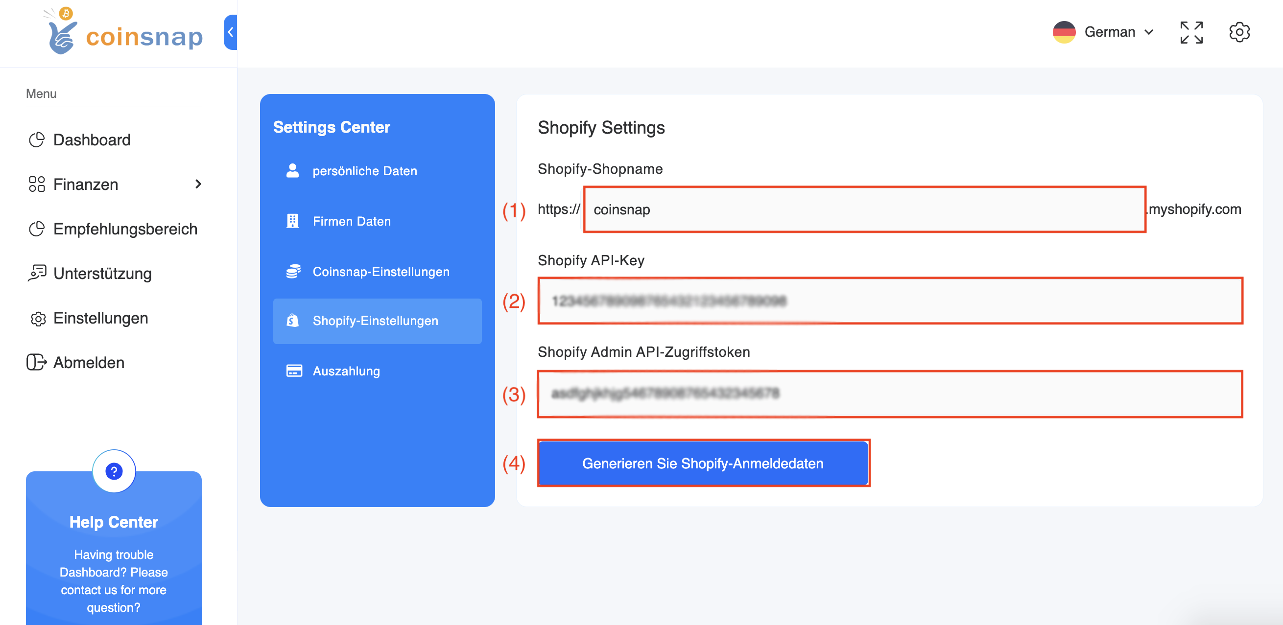 shopify-credentials