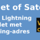 Wallet of Satoshi – Bitcoin Lightning Wallet met Lightning-adres