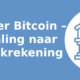 Accepteer Bitcoin – uitbetaling naar een bankrekening