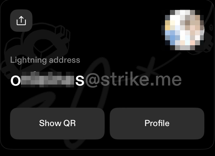 Strike Lightning address