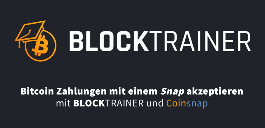 Coinsnap Partner BLOCKTRAINER